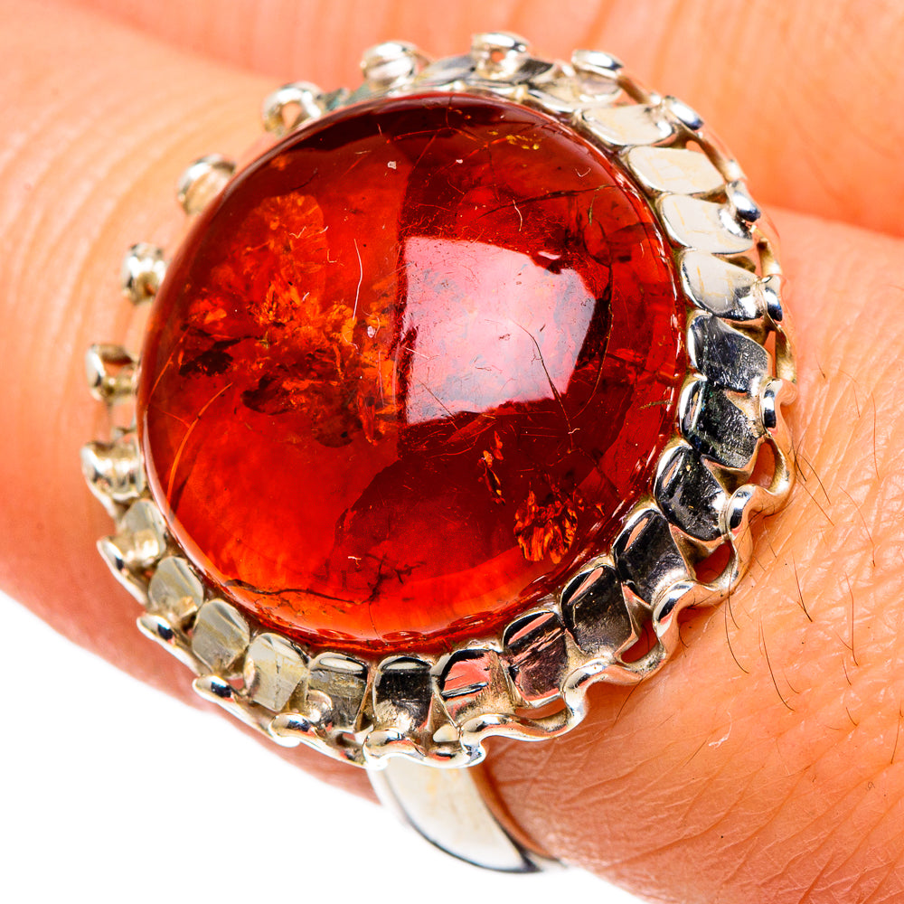 Baltic Amber Rings handcrafted by Anasilvercos - RING97764