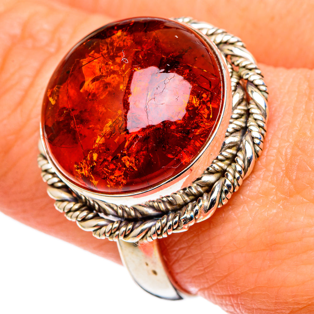 Baltic Amber Rings handcrafted by Anasilvercos - RING97765