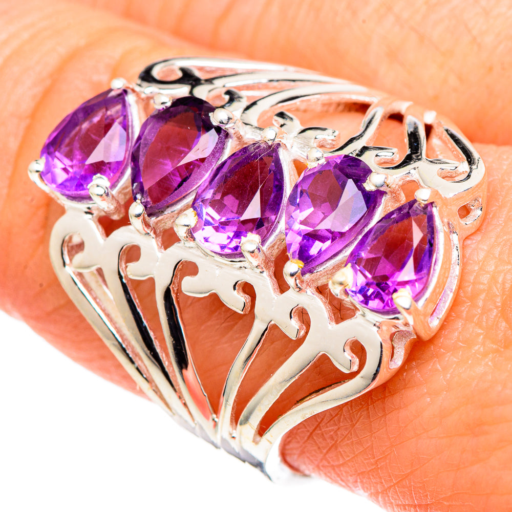 Amethyst Rings handcrafted by Anasilvercos - RING97770