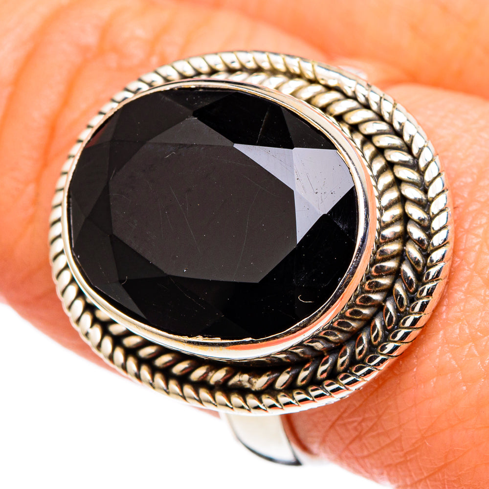 Black Onyx Rings handcrafted by Anasilvercos - RING97775