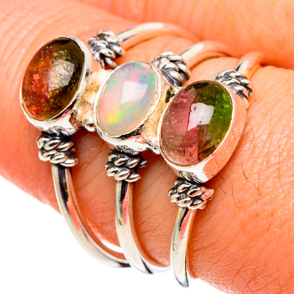Ethiopian Opal Rings handcrafted by Anasilvercos - RING97780