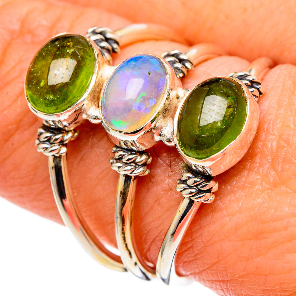 Ethiopian Opal Rings handcrafted by Anasilvercos - RING97782
