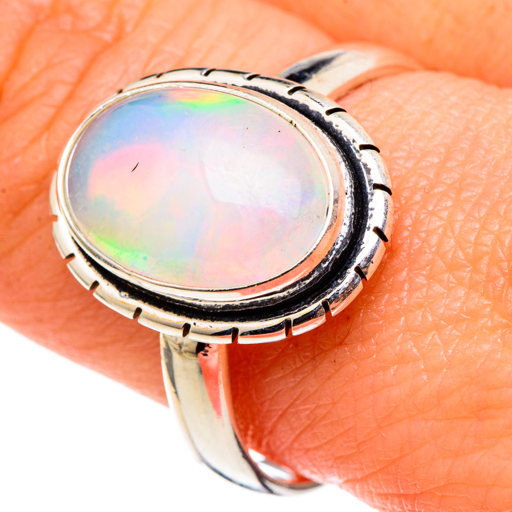 Ethiopian Opal Rings handcrafted by Anasilvercos - RING97783