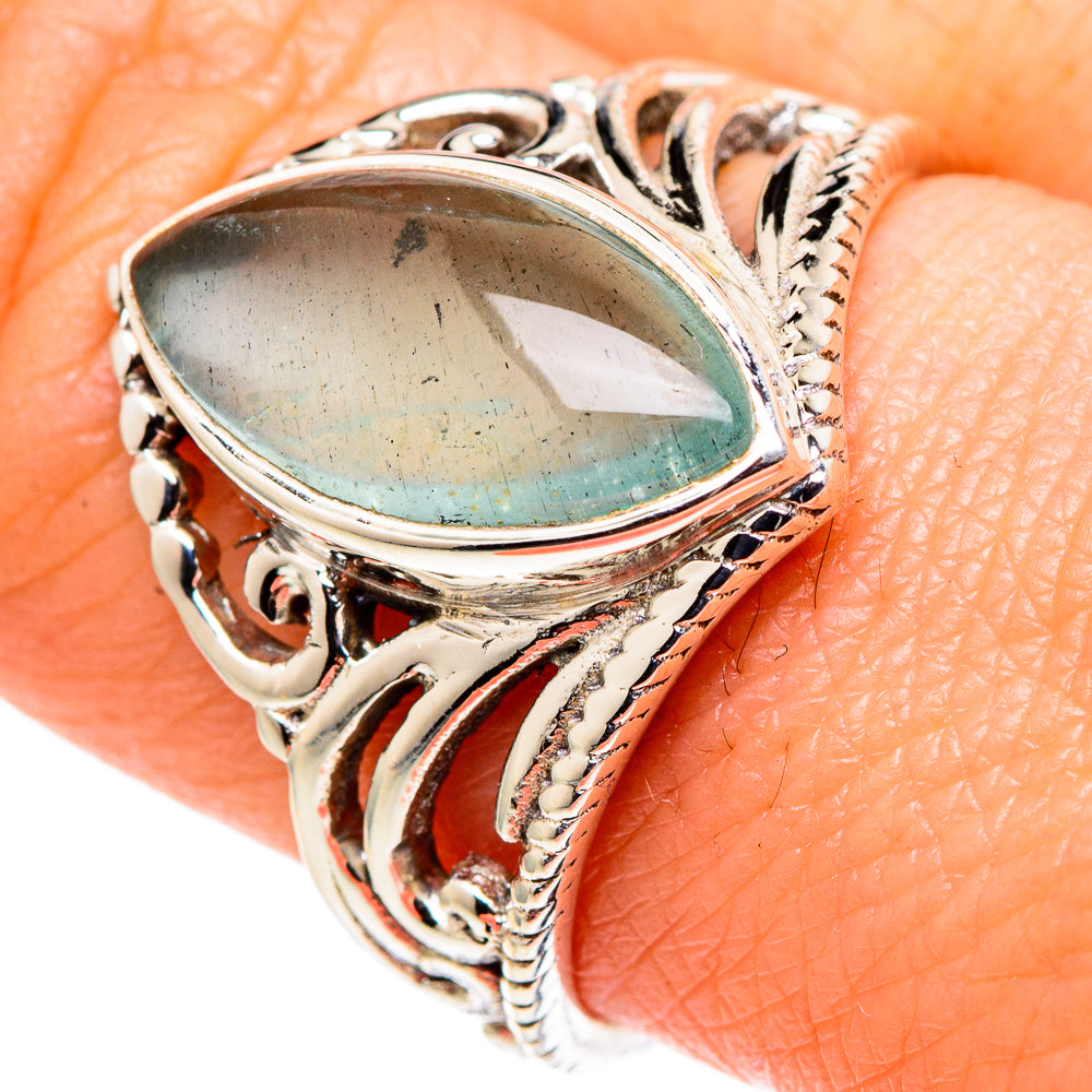 Aquamarine Rings handcrafted by Anasilvercos - RING97786