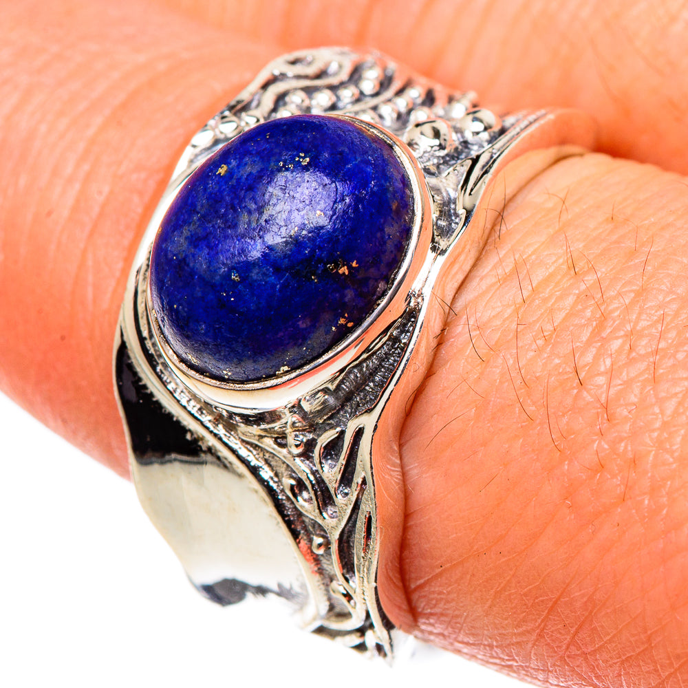 Lapis Lazuli Rings handcrafted by Anasilvercos - RING97789