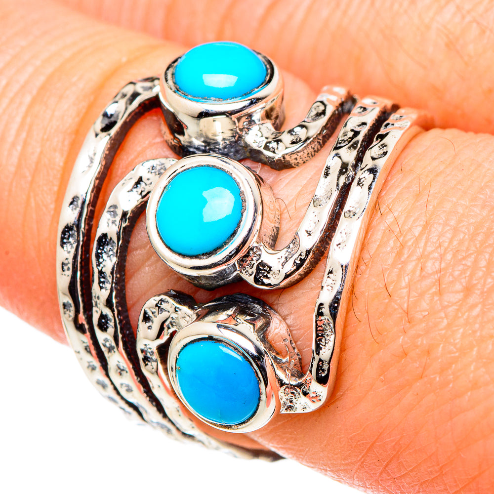 Larimar Rings handcrafted by Anasilvercos - RING97790