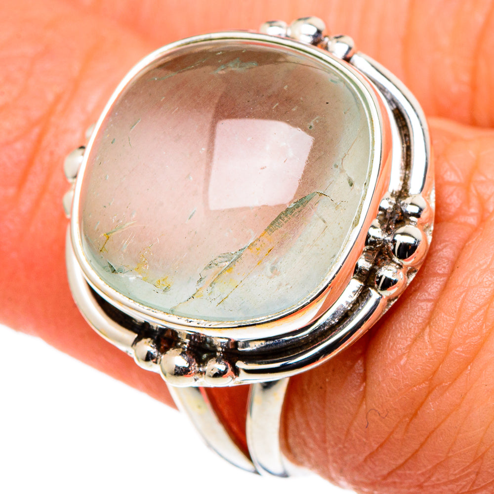 Prehnite Rings handcrafted by Anasilvercos - RING97792
