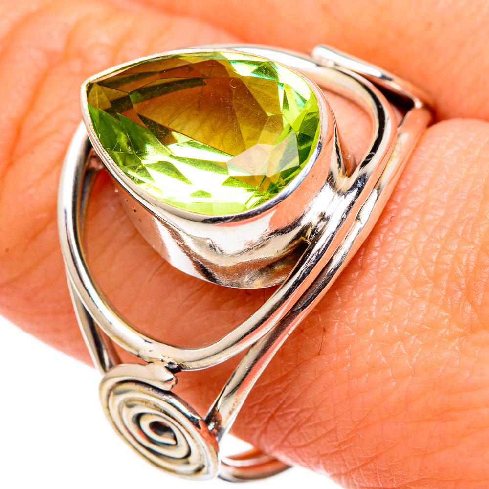 Peridot Rings handcrafted by Anasilvercos - RING97797