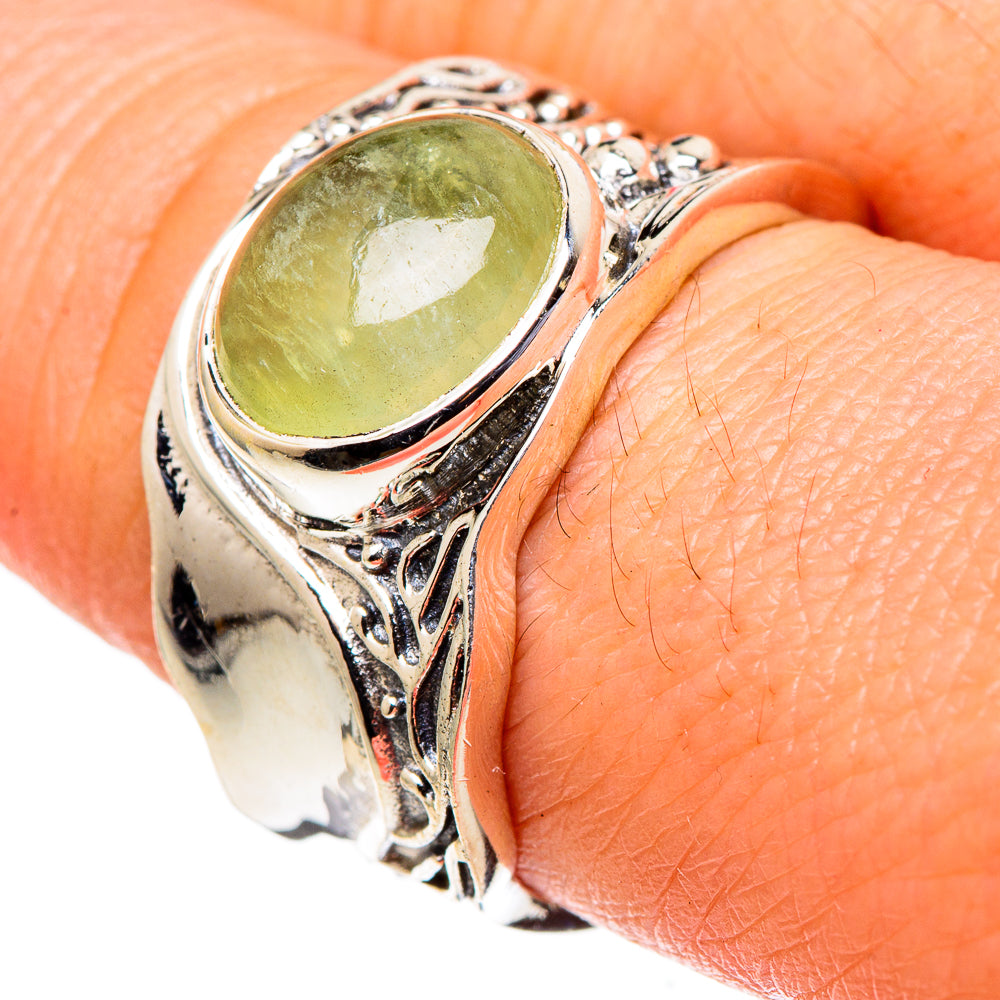 Prehnite Rings handcrafted by Anasilvercos - RING97798