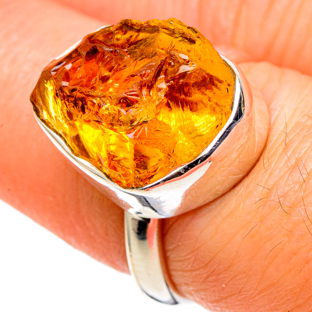 Citrine Rings handcrafted by Anasilvercos - RING97801