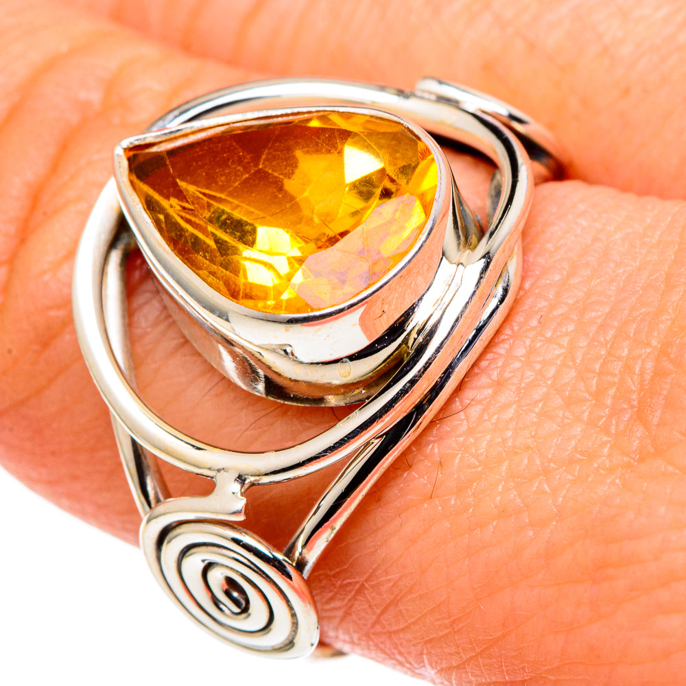 Citrine Rings handcrafted by Anasilvercos - RING97802