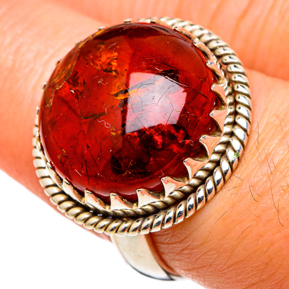 Baltic Amber Rings handcrafted by Anasilvercos - RING97804