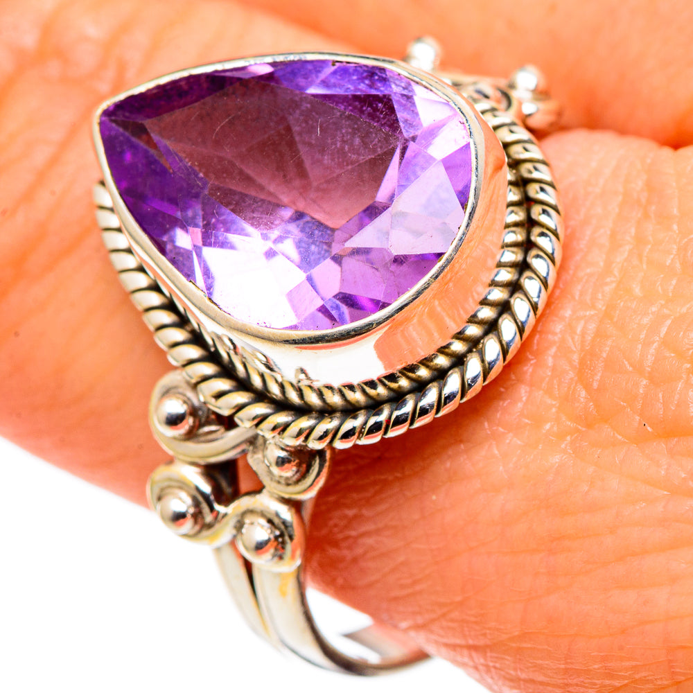 Amethyst Rings handcrafted by Anasilvercos - RING97811