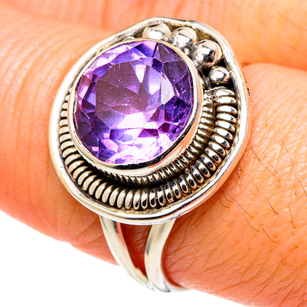Amethyst Rings handcrafted by Anasilvercos - RING97813