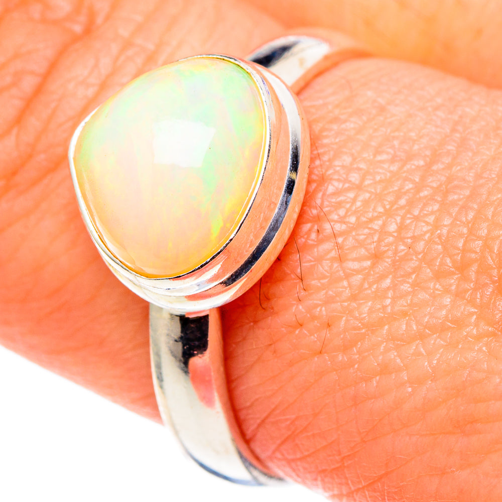 Ethiopian Opal Rings handcrafted by Anasilvercos - RING97817