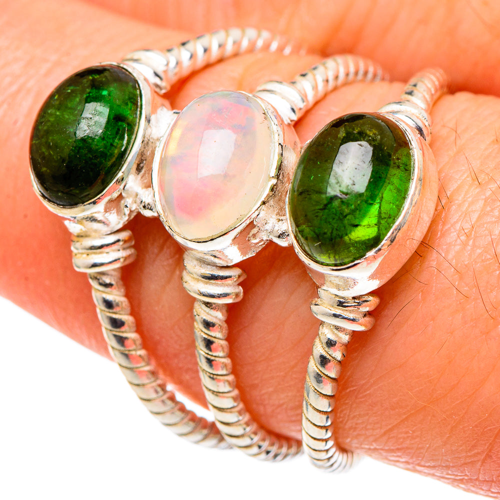 Ethiopian Opal Rings handcrafted by Anasilvercos - RING97820