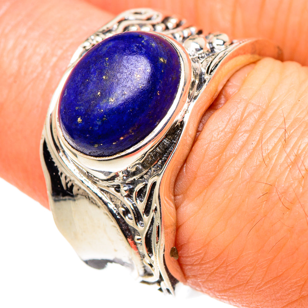 Lapis Lazuli Rings handcrafted by Anasilvercos - RING97823