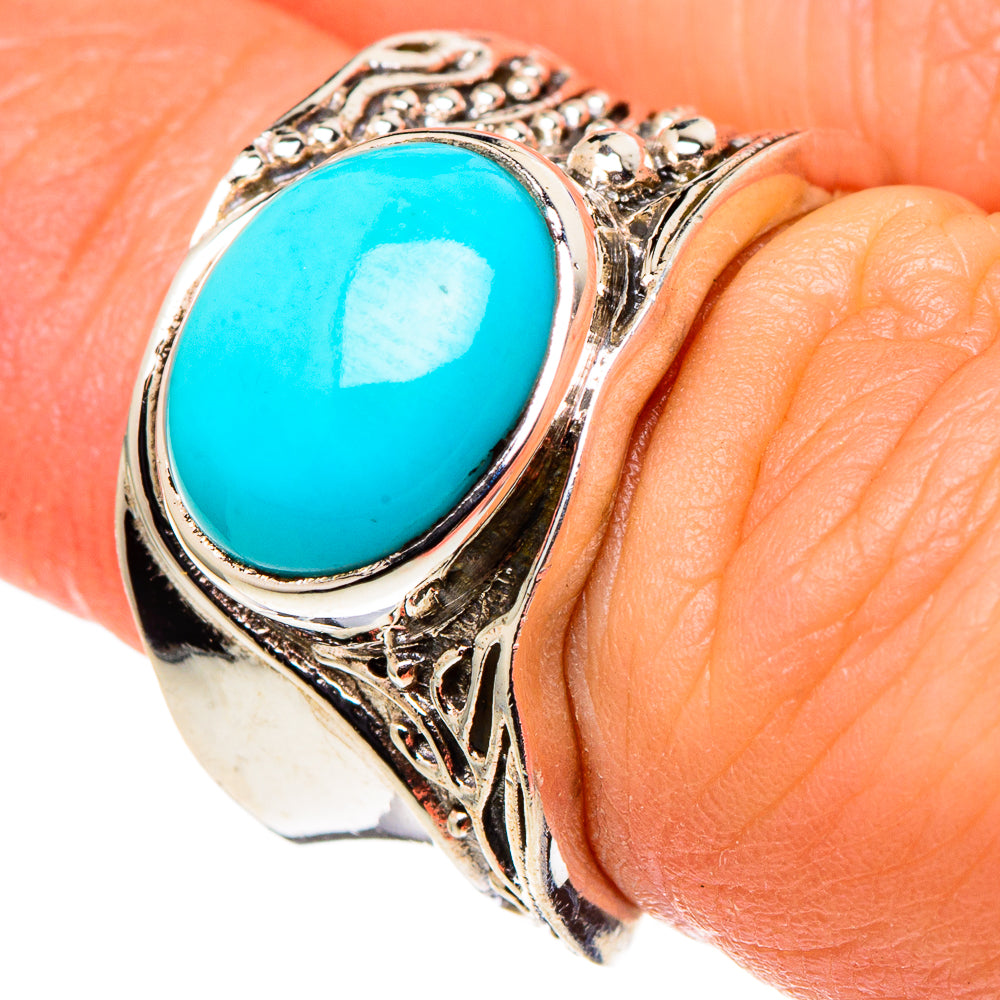 Larimar Rings handcrafted by Anasilvercos - RING97828