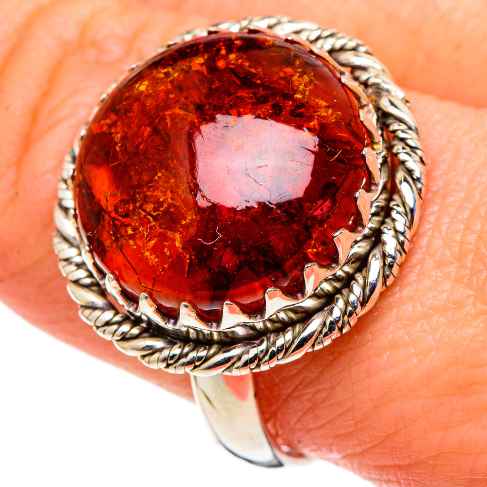 Baltic Amber Rings handcrafted by Anasilvercos - RING97839