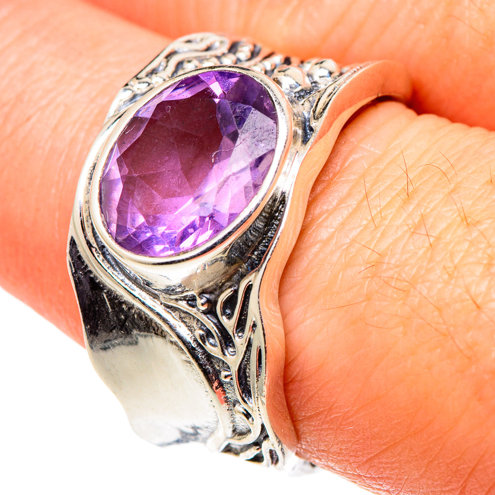 Amethyst Rings handcrafted by Anasilvercos - RING97844