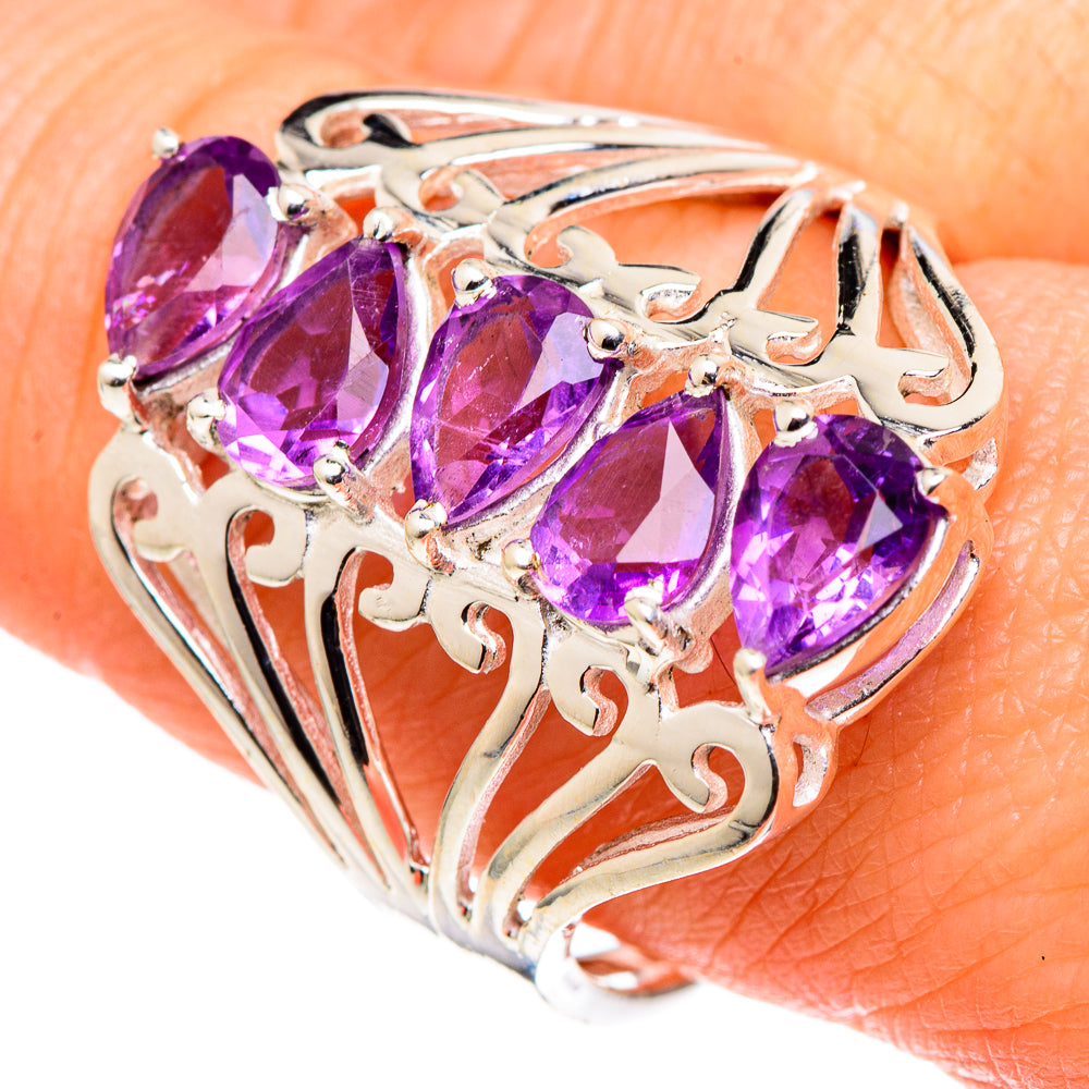 Amethyst Rings handcrafted by Anasilvercos - RING97846
