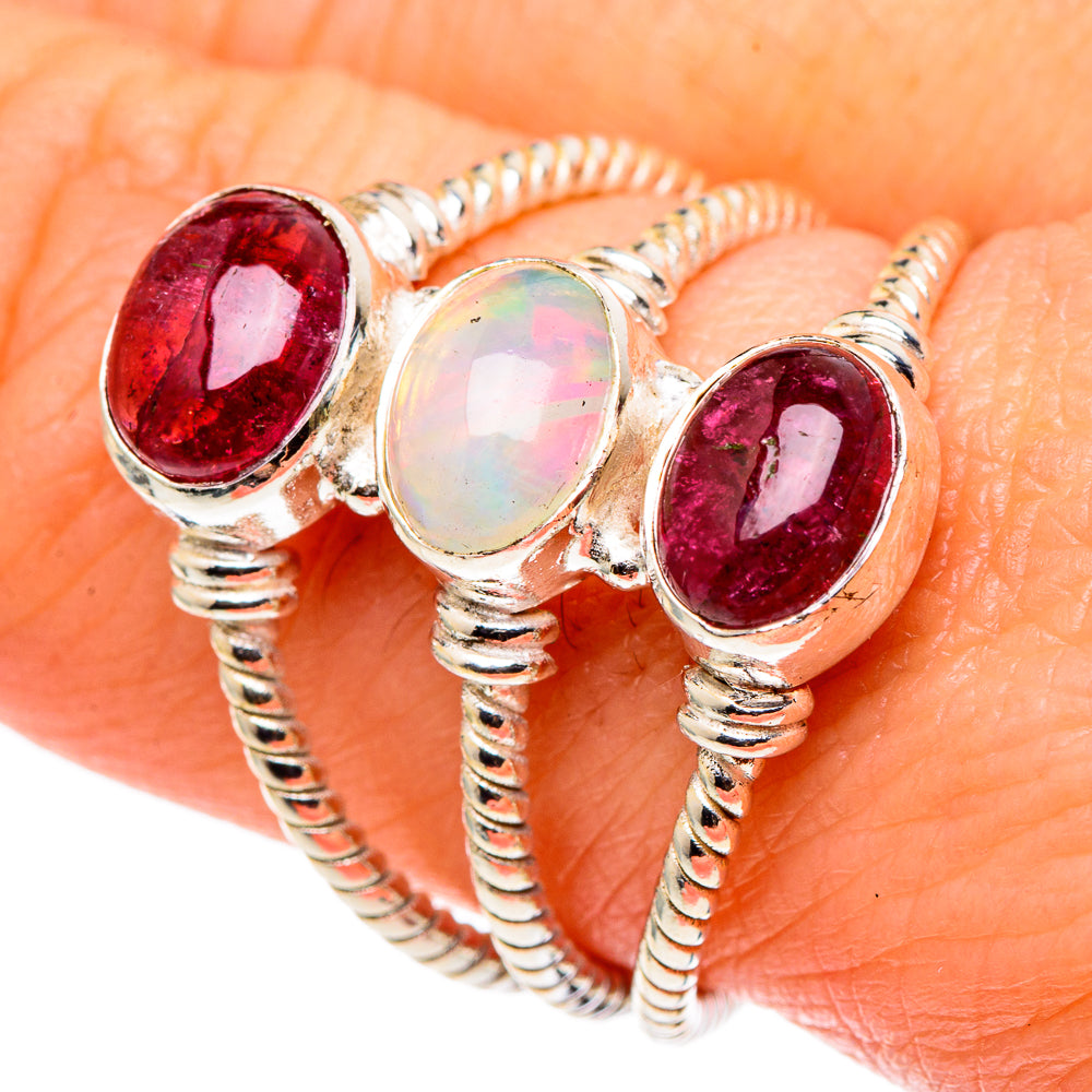Ethiopian Opal Rings handcrafted by Anasilvercos - RING97851