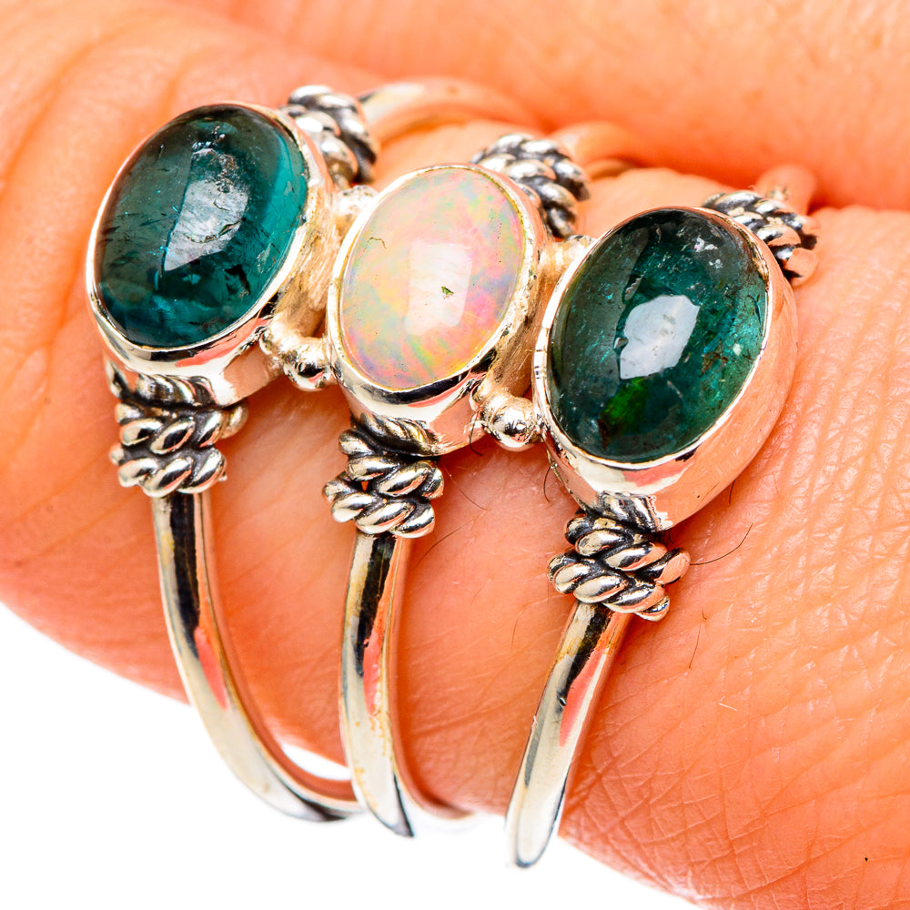 Ethiopian Opal Rings handcrafted by Anasilvercos - RING97855