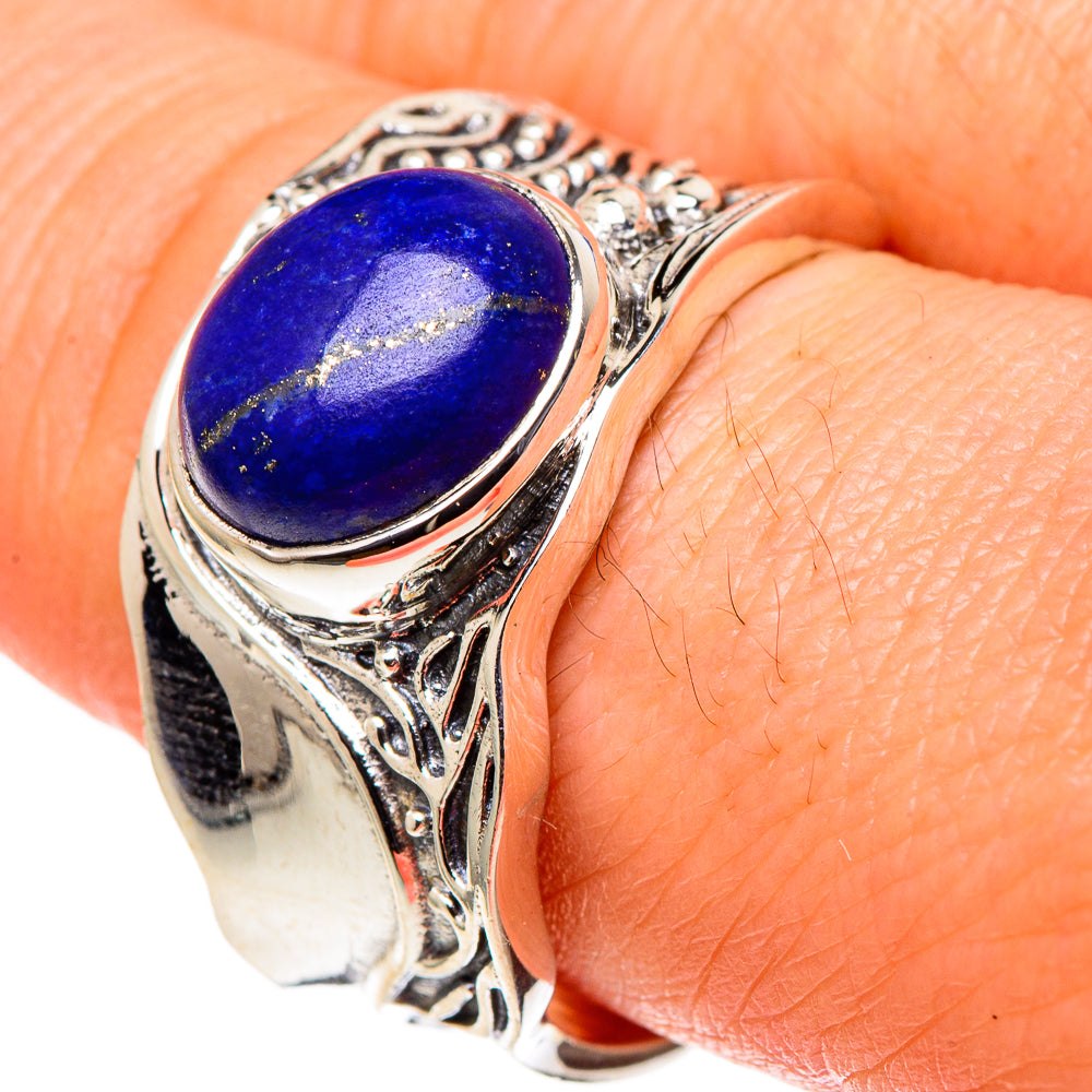 Lapis Lazuli Rings handcrafted by Anasilvercos - RING97858