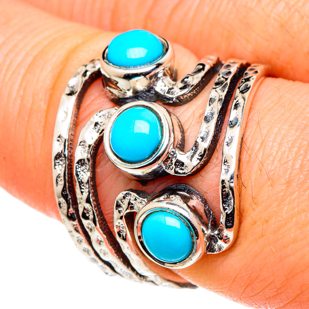 Larimar Rings handcrafted by Anasilvercos - RING97859
