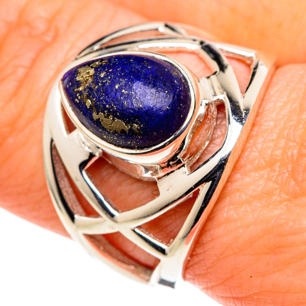 Lapis Lazuli Rings handcrafted by Anasilvercos - RING97863