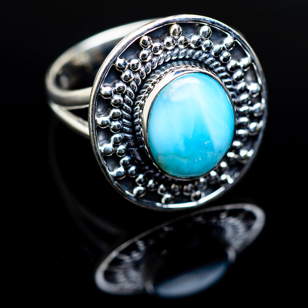 Larimar Rings handcrafted by Anasilvercos - RING978730