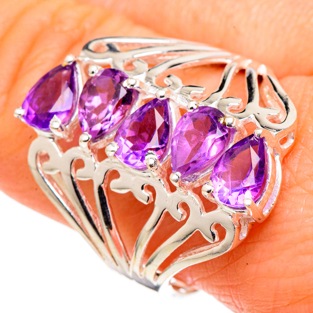 Amethyst Rings handcrafted by Anasilvercos - RING97873