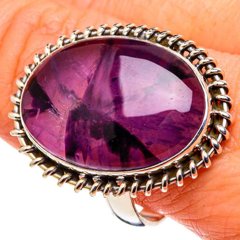 Star Amethyst Rings handcrafted by Anasilvercos - RING97878