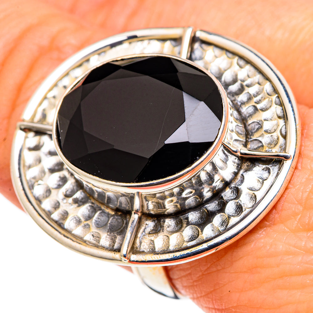 Black Onyx Rings handcrafted by Anasilvercos - RING97881