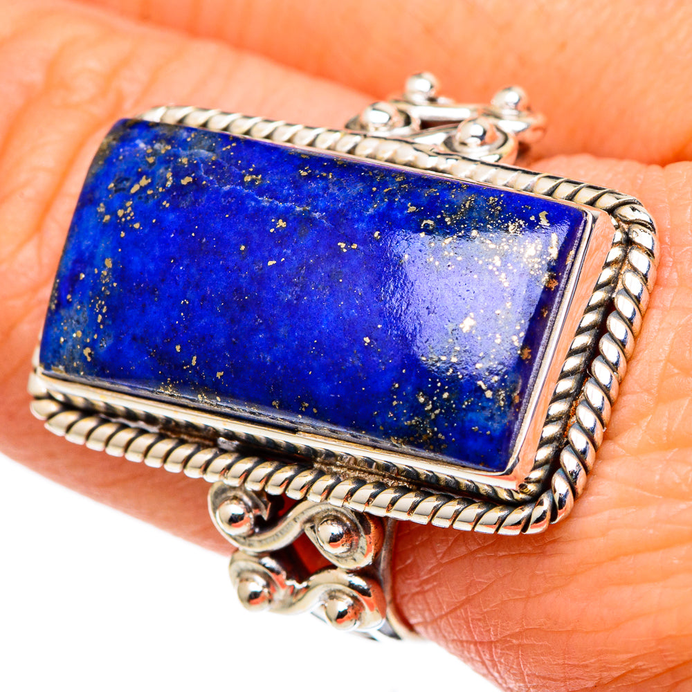 Lapis Lazuli Rings handcrafted by Anasilvercos - RING97892