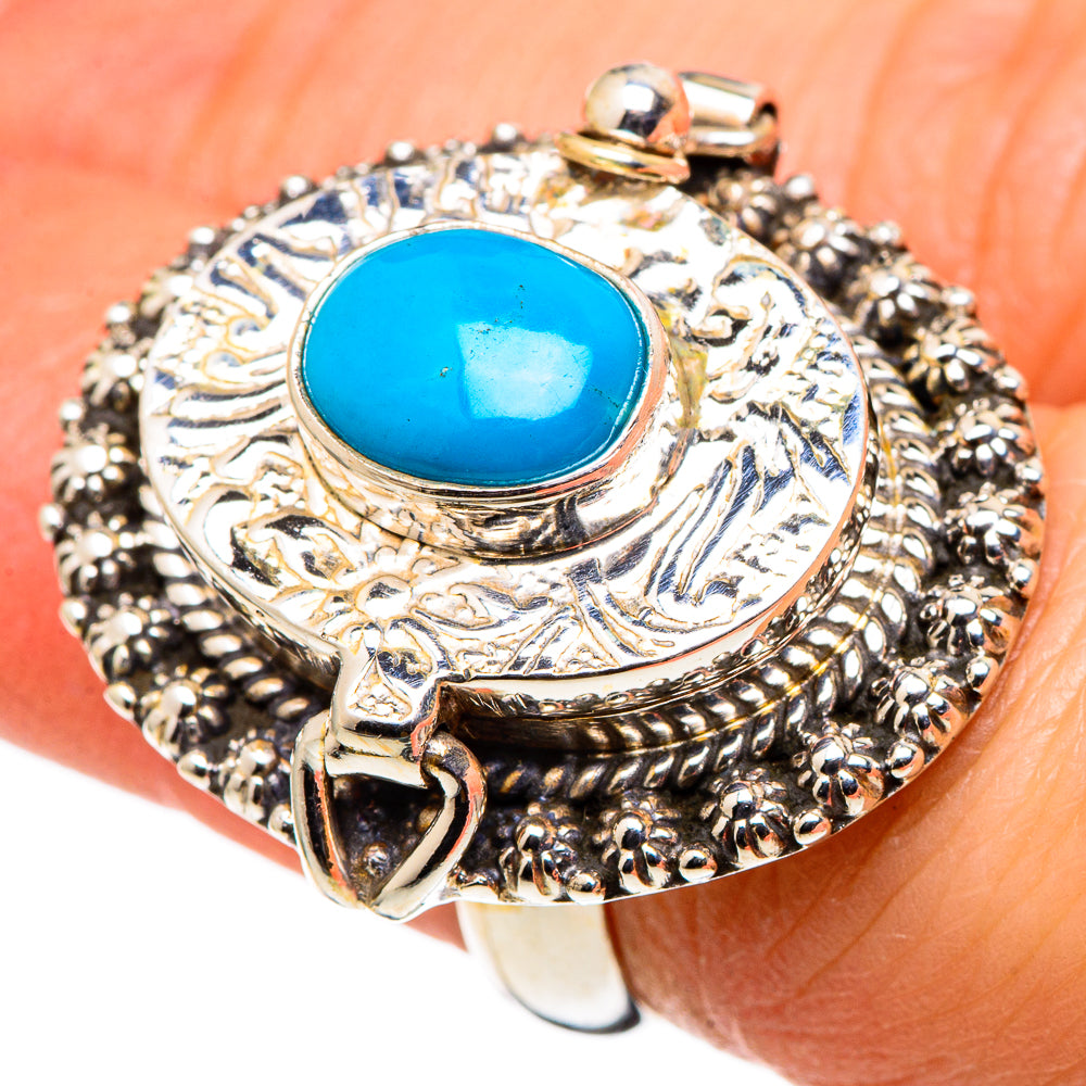 Larimar Rings handcrafted by Anasilvercos - RING97895