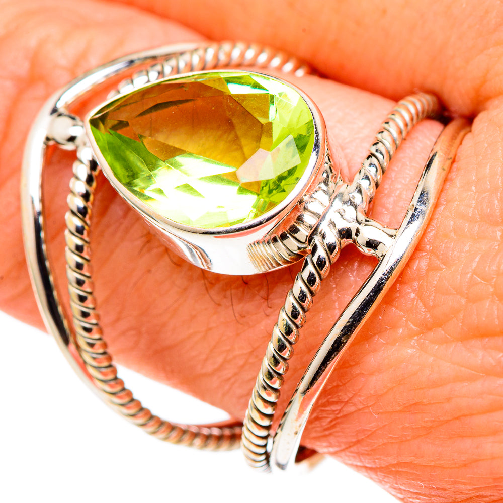 Peridot Rings handcrafted by Anasilvercos - RING97931