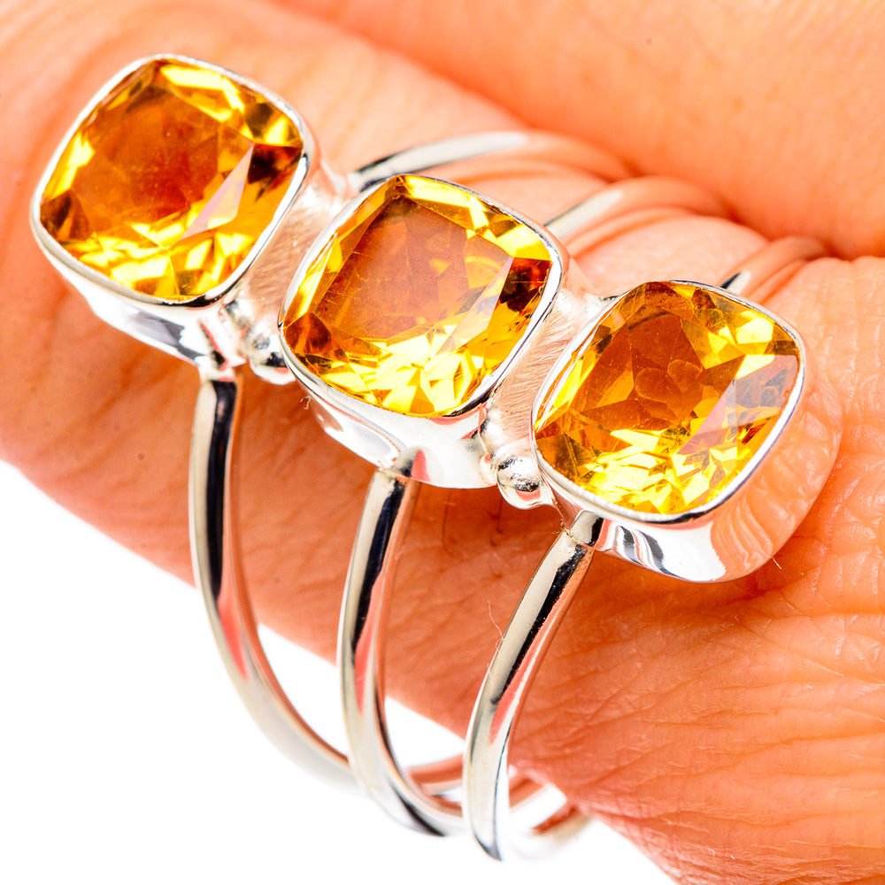 Citrine Rings handcrafted by Anasilvercos - RING97937
