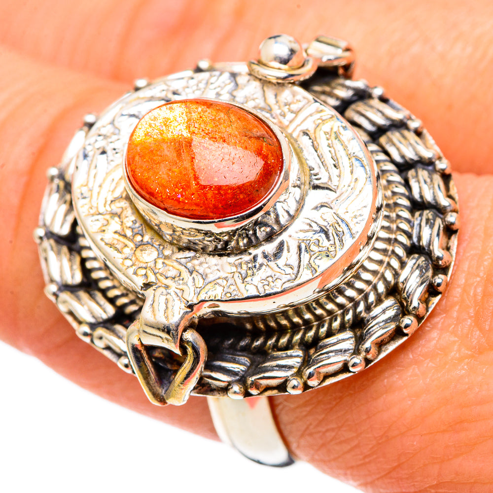 Sunstone Rings handcrafted by Anasilvercos - RING97938