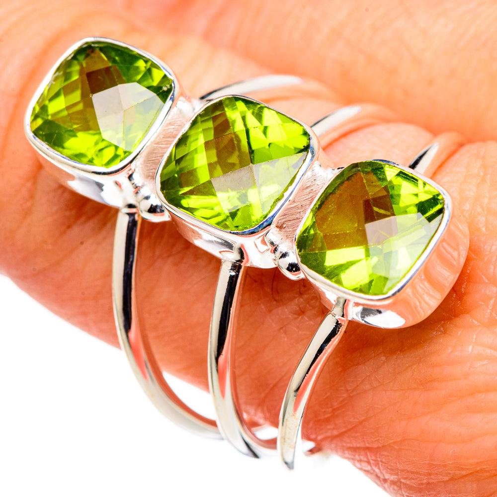 Peridot Rings handcrafted by Anasilvercos - RING97958