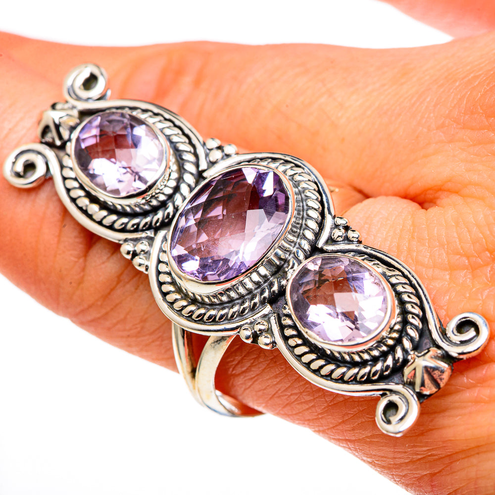 Amethyst Rings handcrafted by Anasilvercos - RING97966