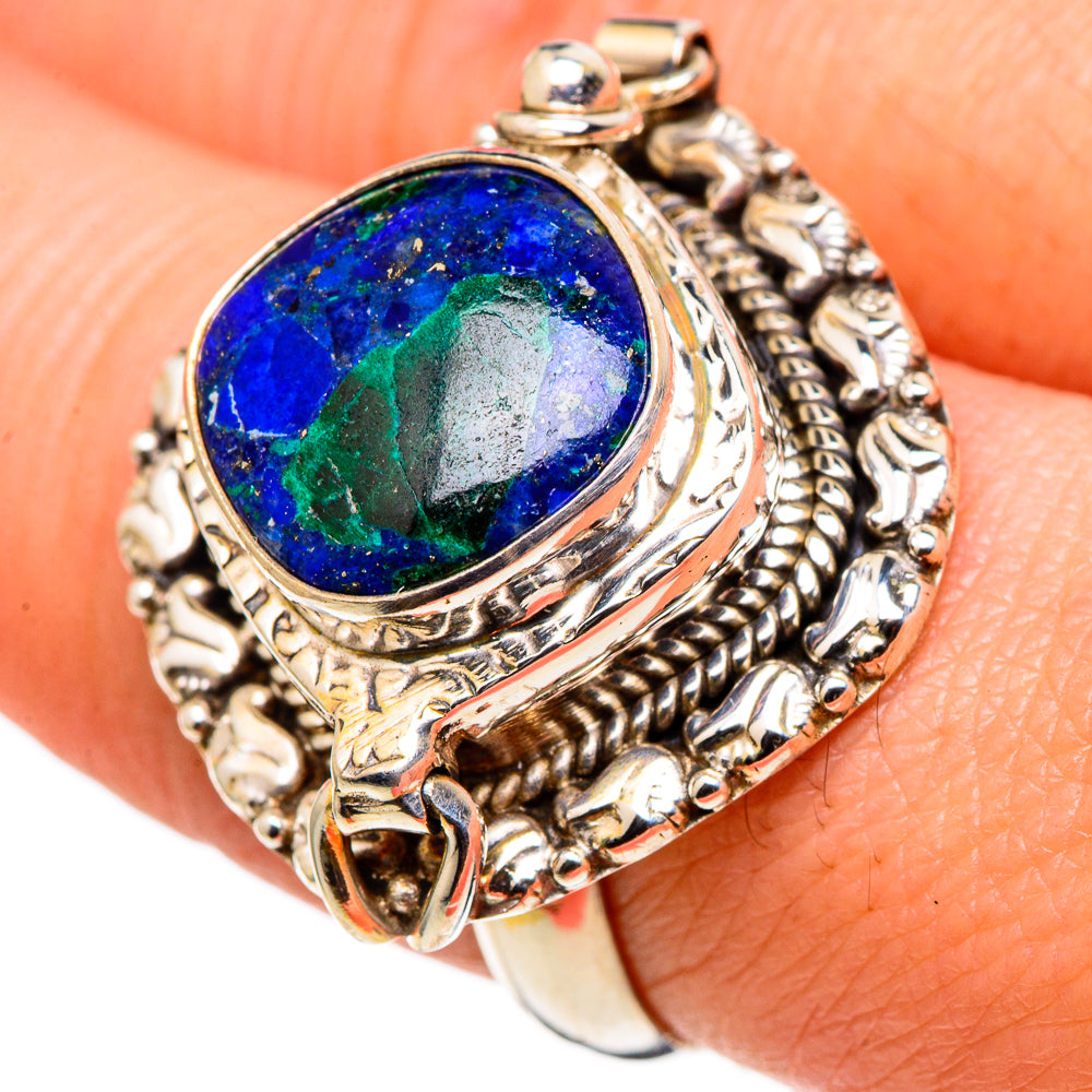 Azurite Rings handcrafted by Anasilvercos - RING97970