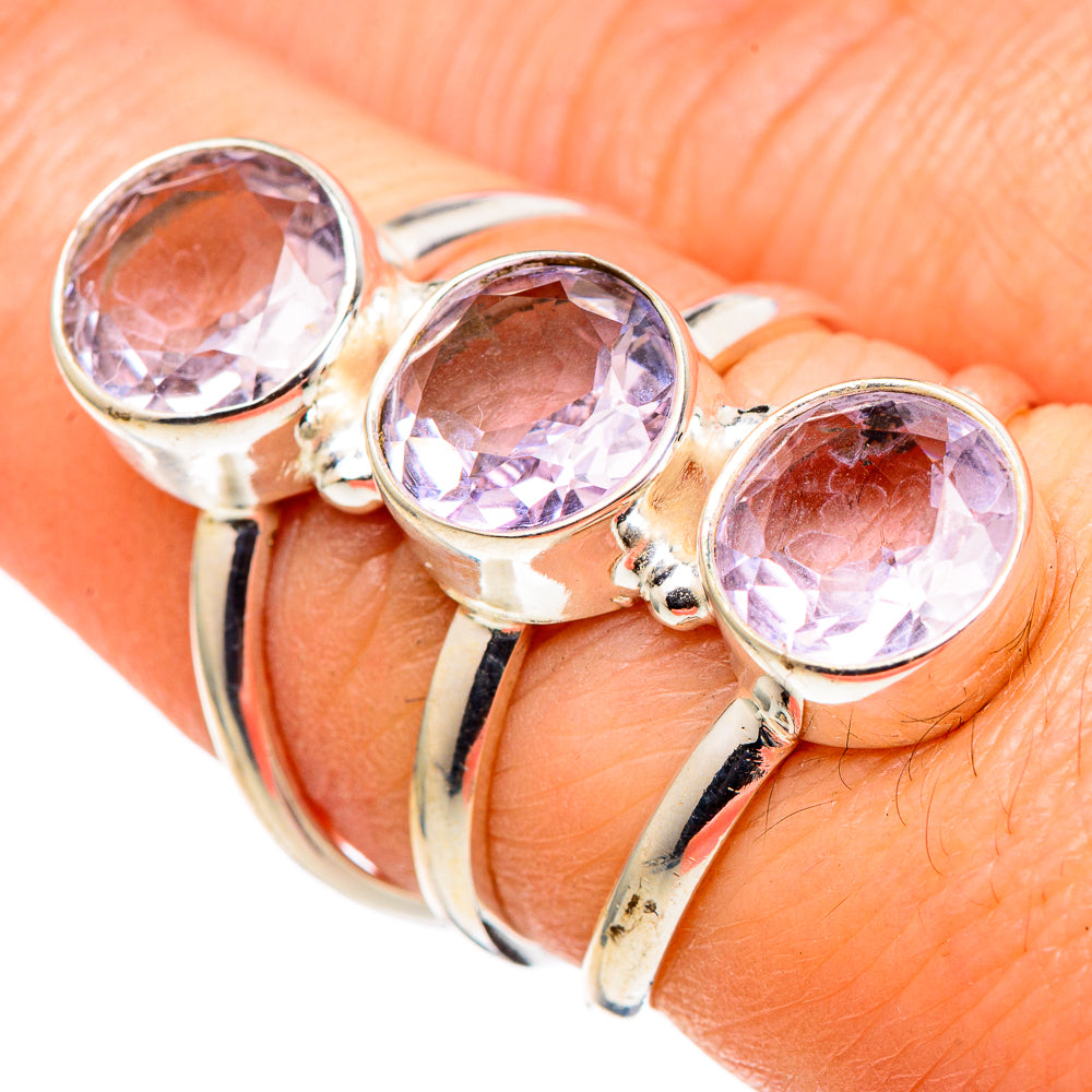 Kunzite Rings handcrafted by Anasilvercos - RING97980