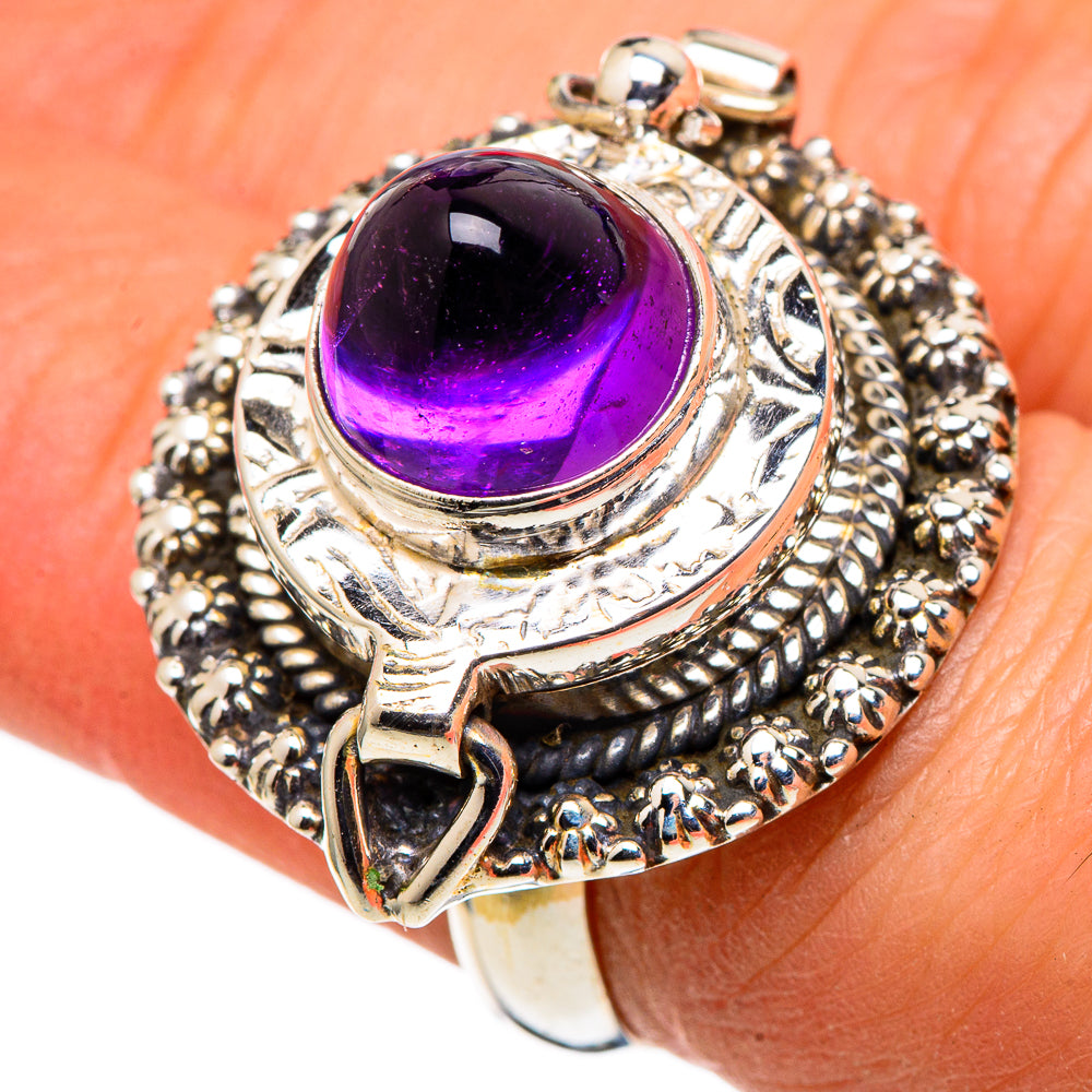 Amethyst Rings handcrafted by Anasilvercos - RING97981