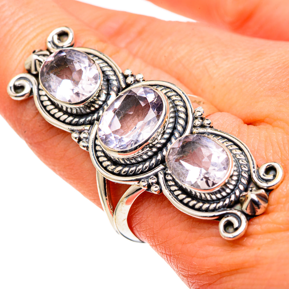 Kunzite Rings handcrafted by Anasilvercos - RING97982