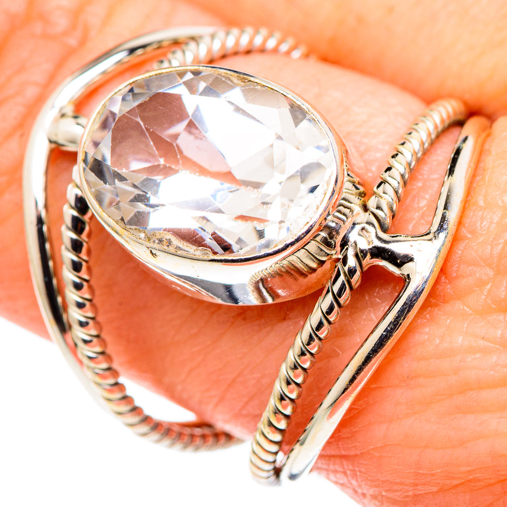 White Quartz Rings handcrafted by Anasilvercos - RING97992