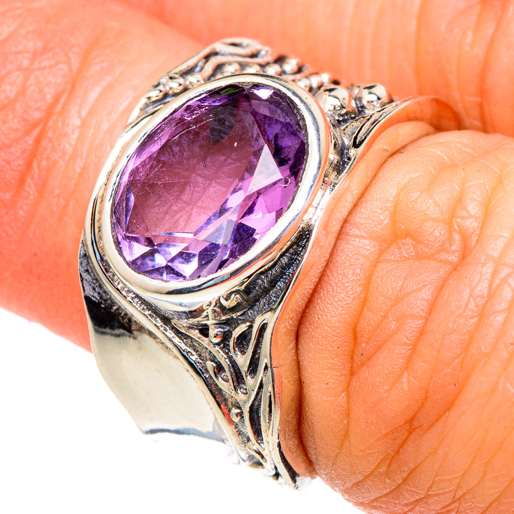 Amethyst Rings handcrafted by Anasilvercos - RING98019