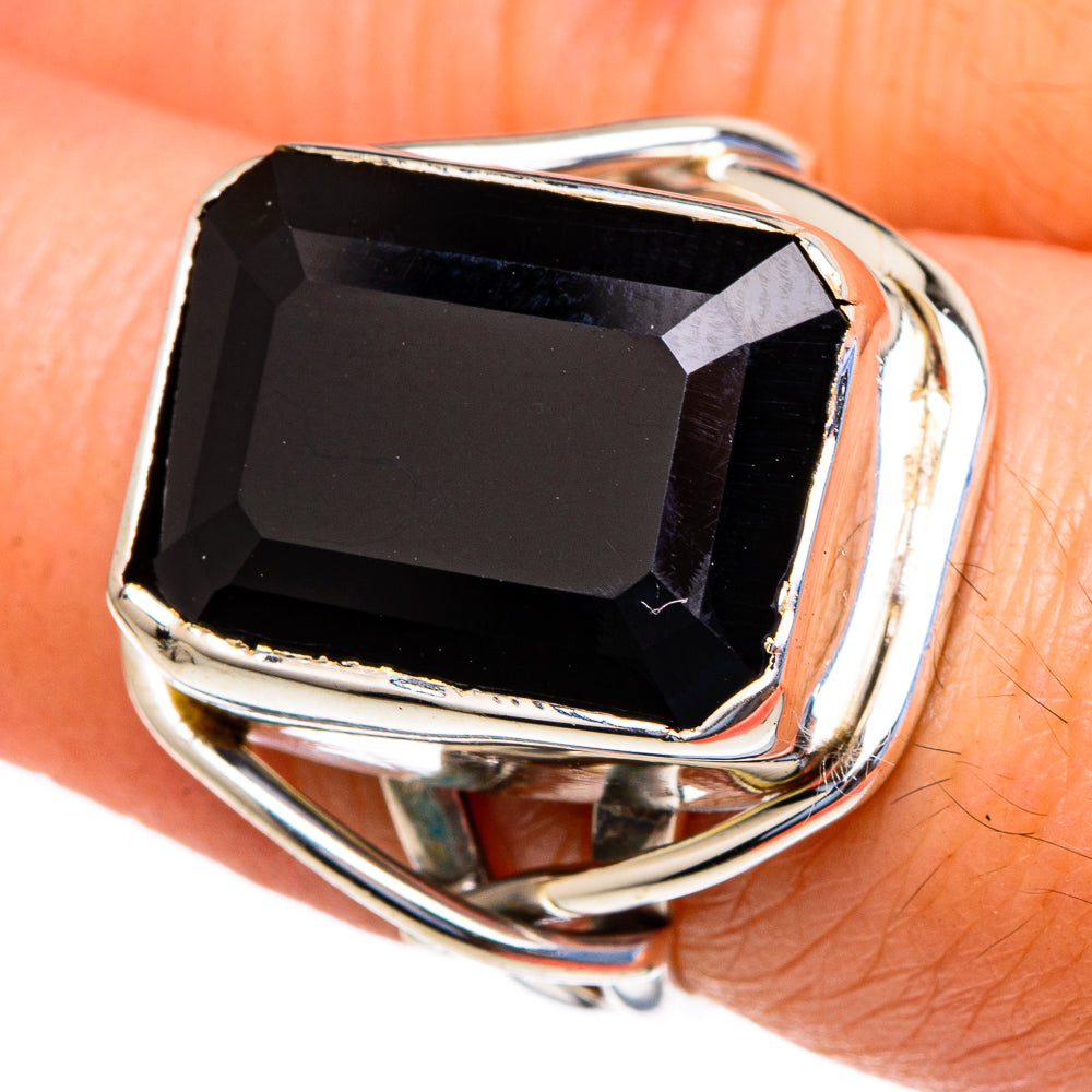 Black Onyx Rings handcrafted by Anasilvercos - RING98023