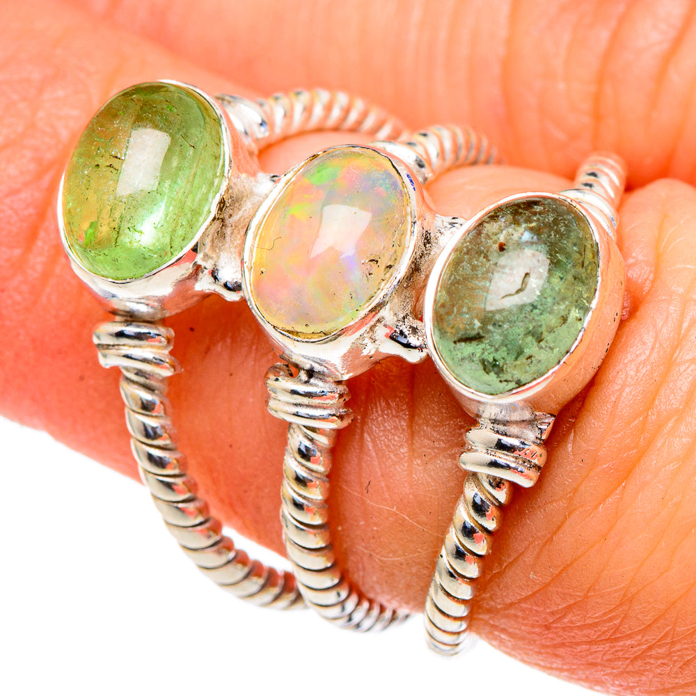 Ethiopian Opal Rings handcrafted by Anasilvercos - RING98028