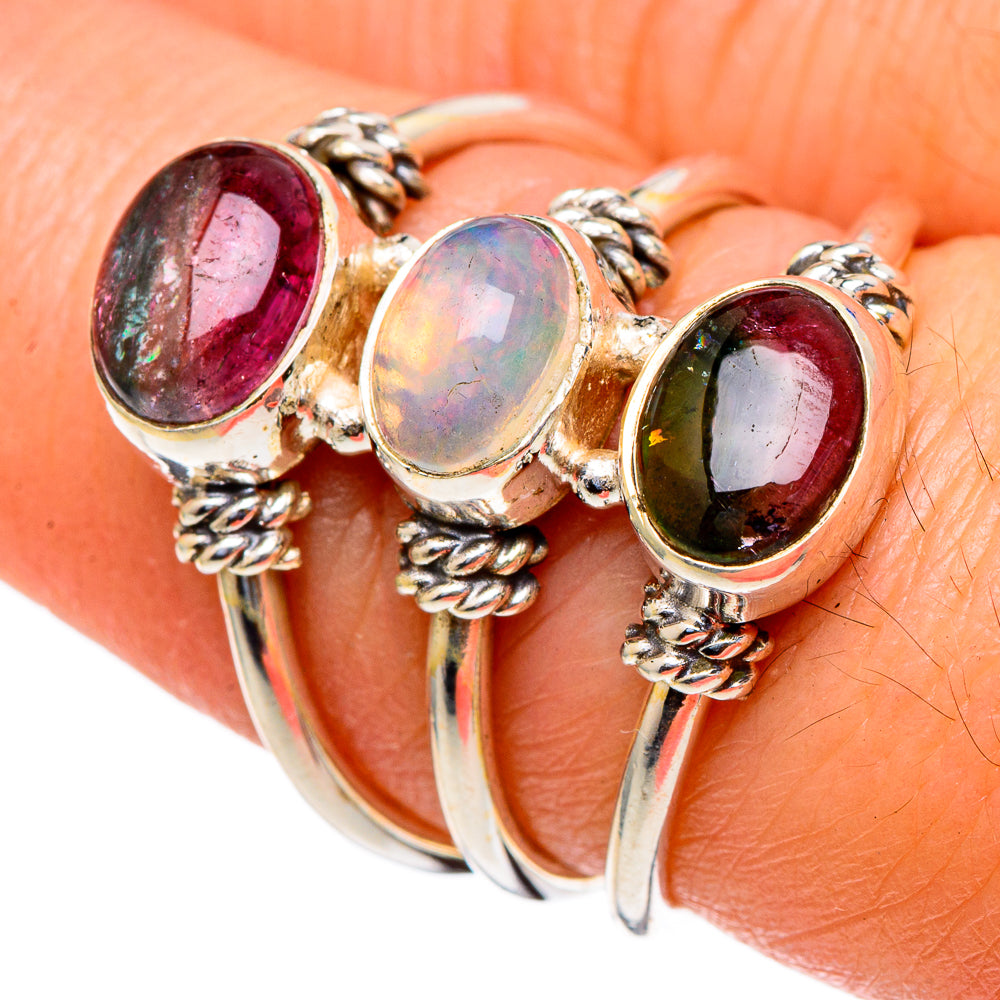 Ethiopian Opal Rings handcrafted by Anasilvercos - RING98030